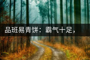 品班易青餅：霸氣十足，母儀天下