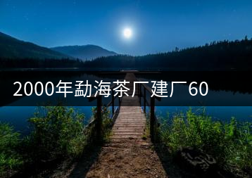 2000年勐海茶廠建廠60周年紀(jì)念餅開(kāi)湯品鑒
