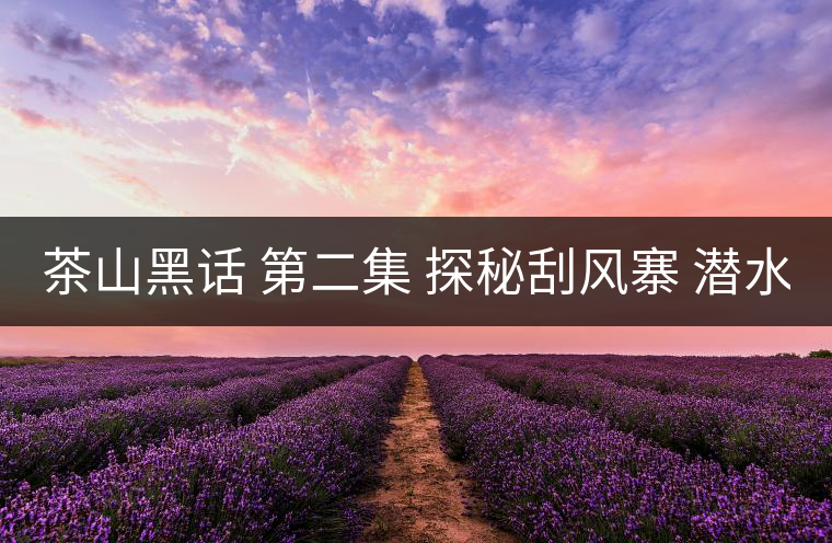 茶山黑話 第二集 探秘刮風(fēng)寨 潛水打魚 野菜充饑 你向往嗎？