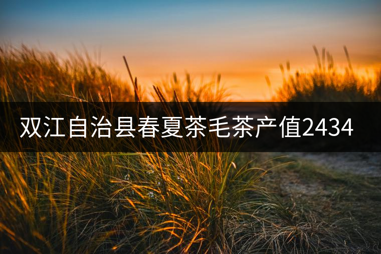 雙江自治縣春夏茶毛茶產(chǎn)值243465.12萬元，平均價(jià)穩(wěn)居全市版首