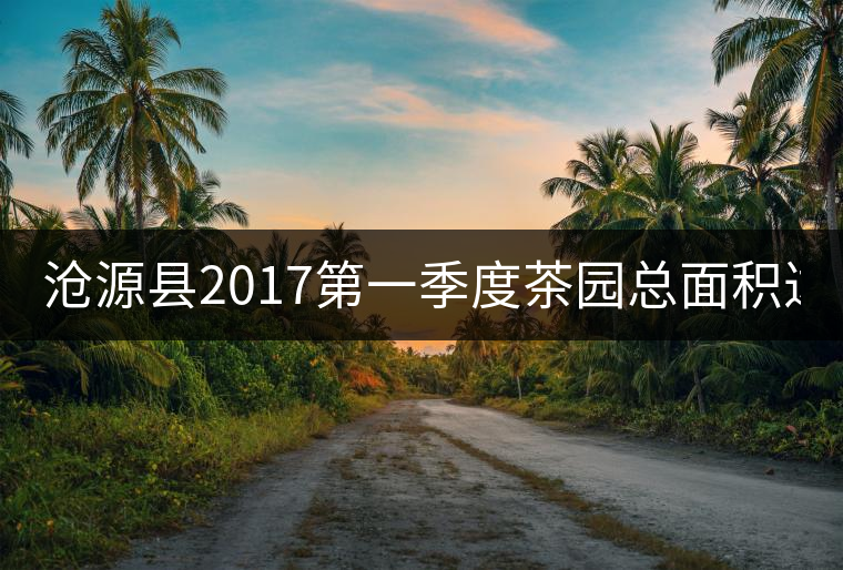 滄源縣2017第一季度茶園總面積達106712畝，農(nóng)業(yè)總產(chǎn)值2114.61萬元