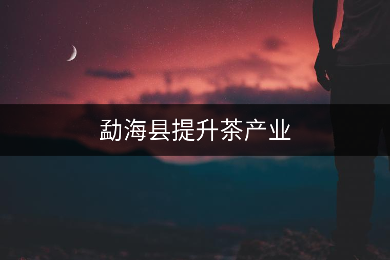 勐??h提升茶產(chǎn)業(yè) 勐海縣提升茶產(chǎn)業(yè)