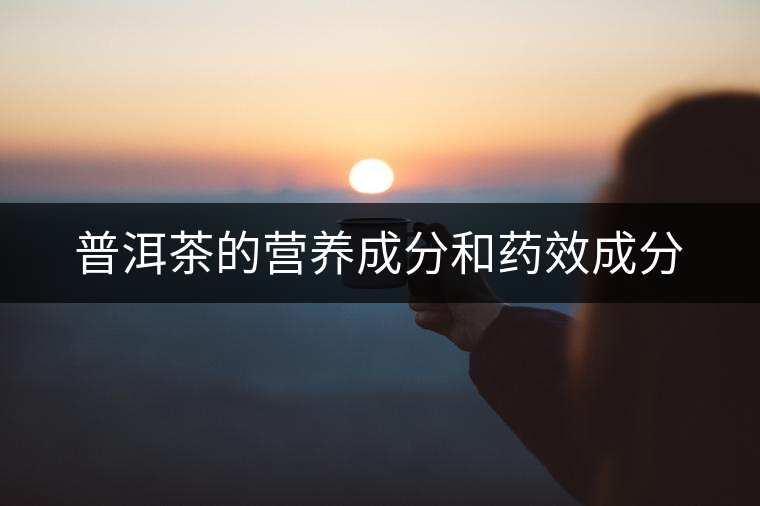普洱茶的營養(yǎng)成分和藥效成分 普洱茶的營養(yǎng)成分和藥效成分