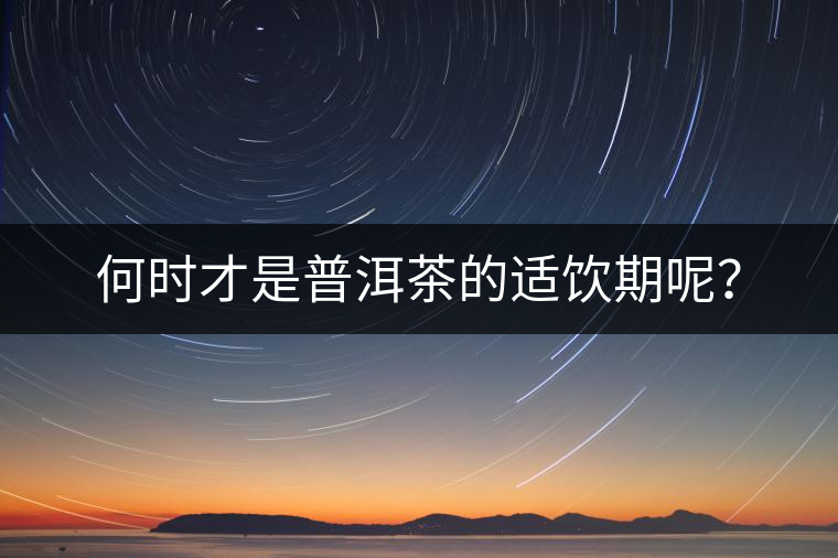 何時(shí)才是普洱茶的適飲期呢？