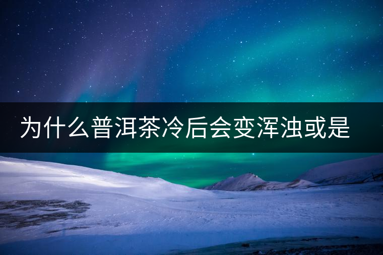 為什么普洱茶冷后會變渾濁或是發(fā)酸？