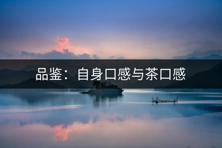 品鑒:自身口感與茶口感 品鑒:自身口感與茶口感