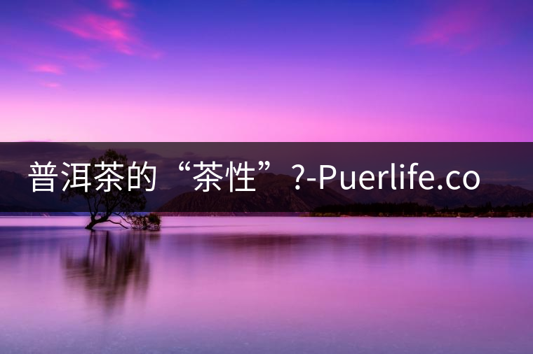 普洱茶的“茶性”?-Puerlife.com 普洱茶的“茶性”?-Puerlife.com