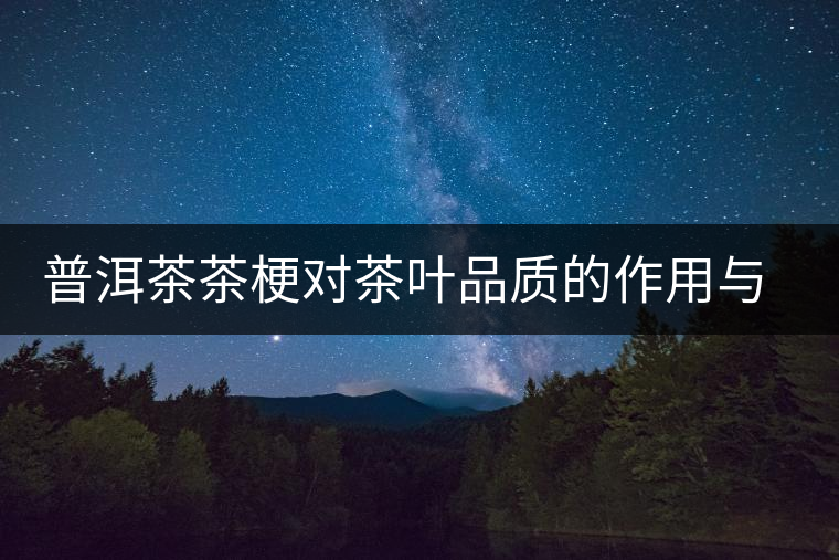 普洱茶茶梗對茶葉品質(zhì)的作用與功效 普洱茶茶梗對茶葉品質(zhì)的作用與功效