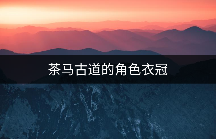 茶馬古道的角色衣冠 茶馬古道的角色衣冠