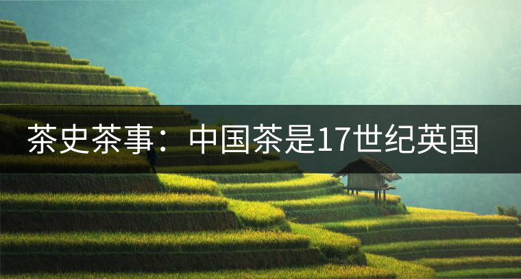 茶史茶事：中國茶是17世紀(jì)英國的靈丹妙藥