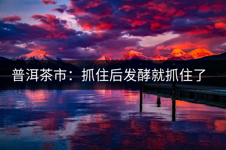 普洱茶市:抓住后發(fā)酵就抓住了普洱茶的宗 普洱茶市:抓住后發(fā)酵就抓住了普洱茶的宗