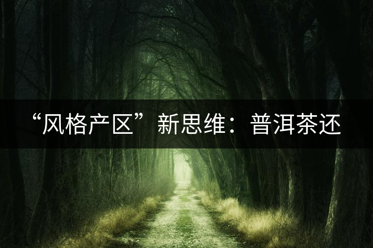 “風(fēng)格產(chǎn)區(qū)”新思維：普洱茶還有無必要再區(qū)分山頭？