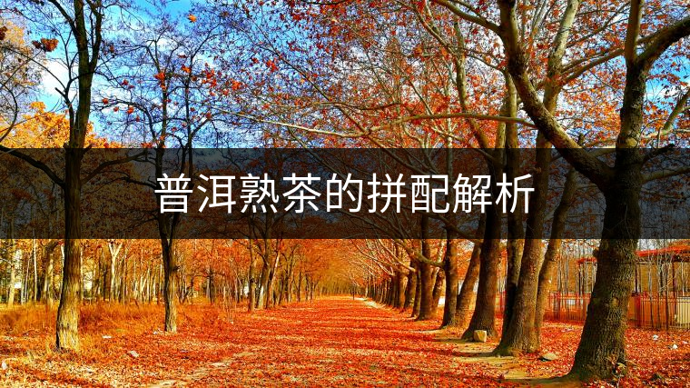 普洱熟茶的拼配解析 普洱熟茶的拼配解析