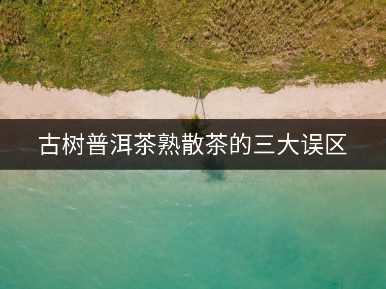 古樹普洱茶熟散茶的三大誤區(qū)