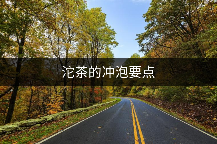沱茶的沖泡要點 沱茶的沖泡要點