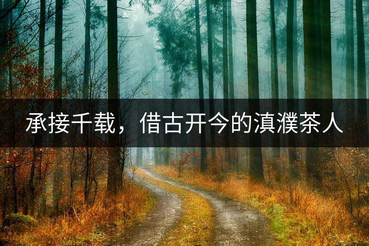 承接千載，借古開今的滇濮茶人