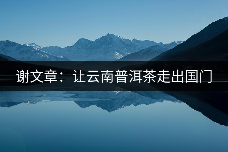 謝文章:讓云南普洱茶走出國(guó)門 謝文章:讓云南普洱茶走出國(guó)門