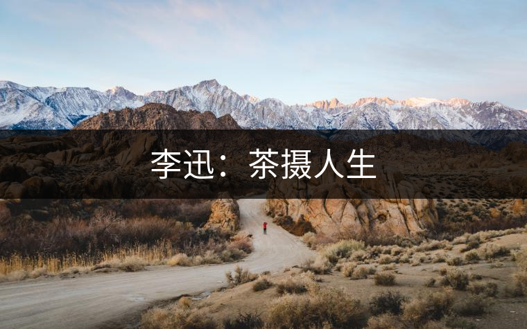 李迅:茶攝人生 李迅:茶攝人生
