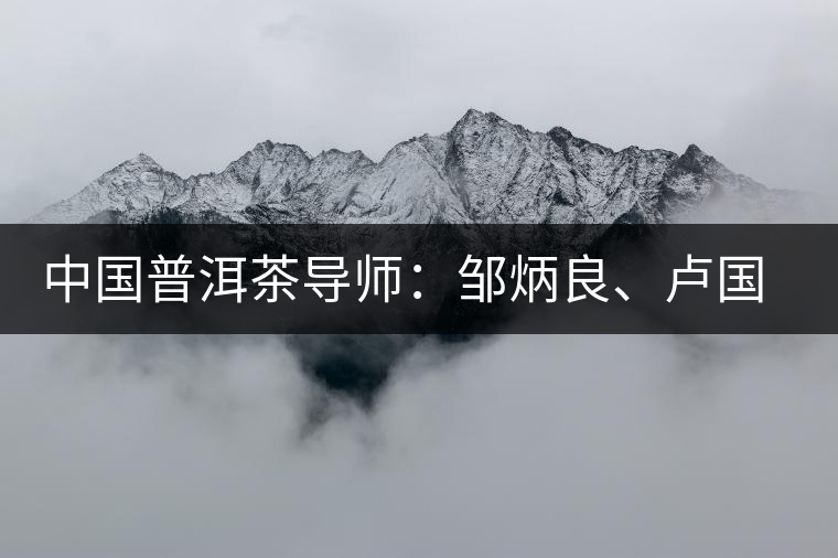 中國(guó)普洱茶導(dǎo)師：鄒炳良、盧國(guó)齡