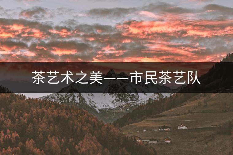 茶藝術(shù)之美——市民茶藝隊 茶藝術(shù)之美——市民茶藝隊