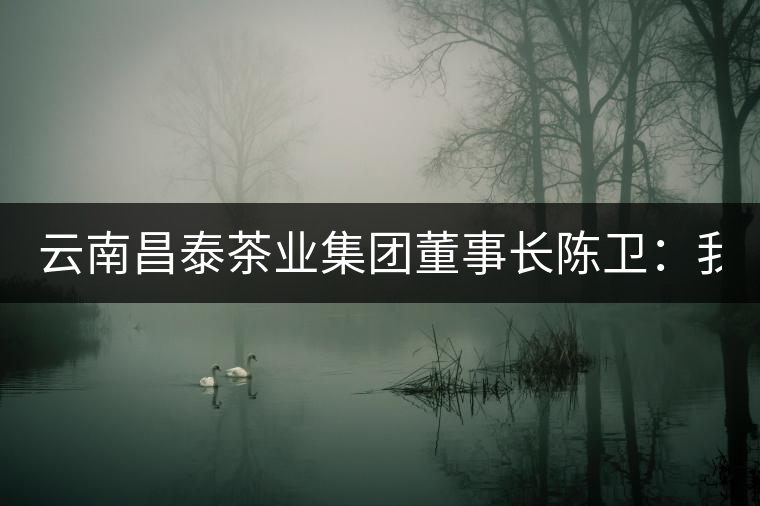云南昌泰茶業(yè)集團(tuán)董事長(zhǎng)陳衛(wèi)：我為中式文化代言 以品為上
