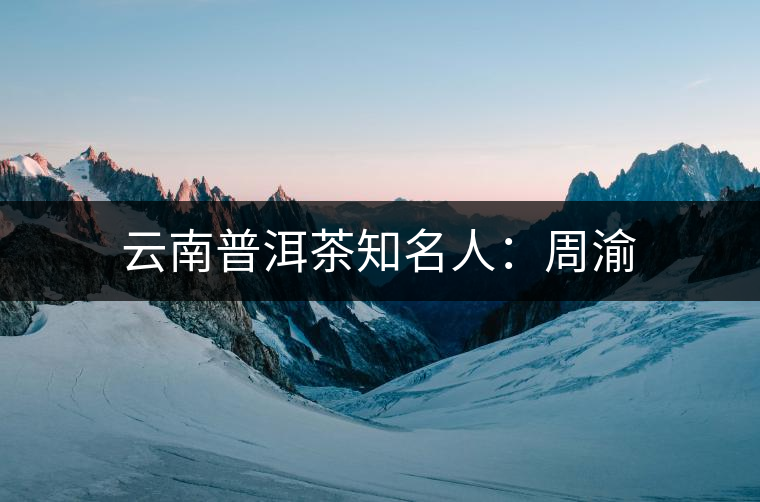 云南普洱茶知名人:周渝 云南普洱茶知名人:周渝