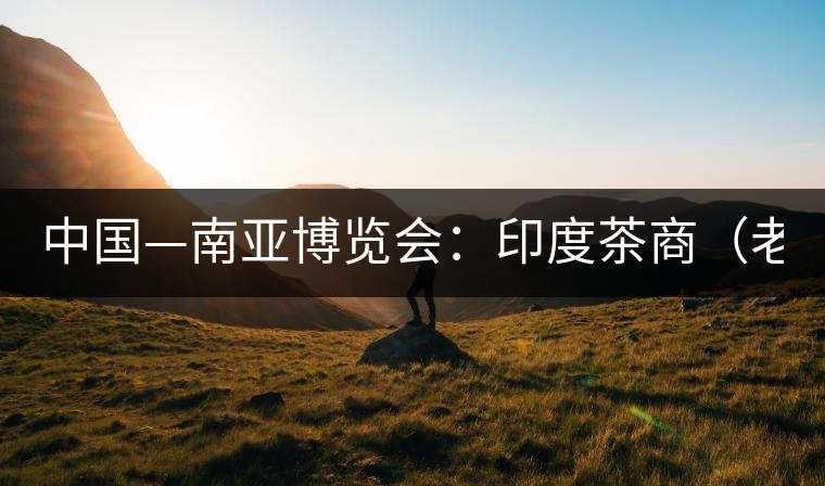 中國—南亞博覽會:印度茶商(老羅)暢談茶葉生意經(jīng)(圖) 中國—南亞博覽會:印度茶商(老羅)暢談茶葉生意經(jīng)(圖)