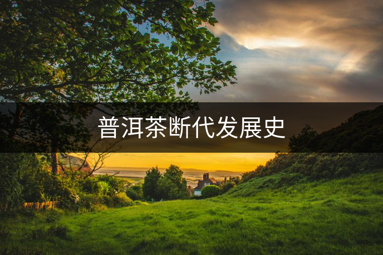 普洱茶斷代發(fā)展史 普洱茶斷代發(fā)展史