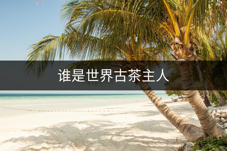 誰是世界古茶主人 誰是世界古茶主人