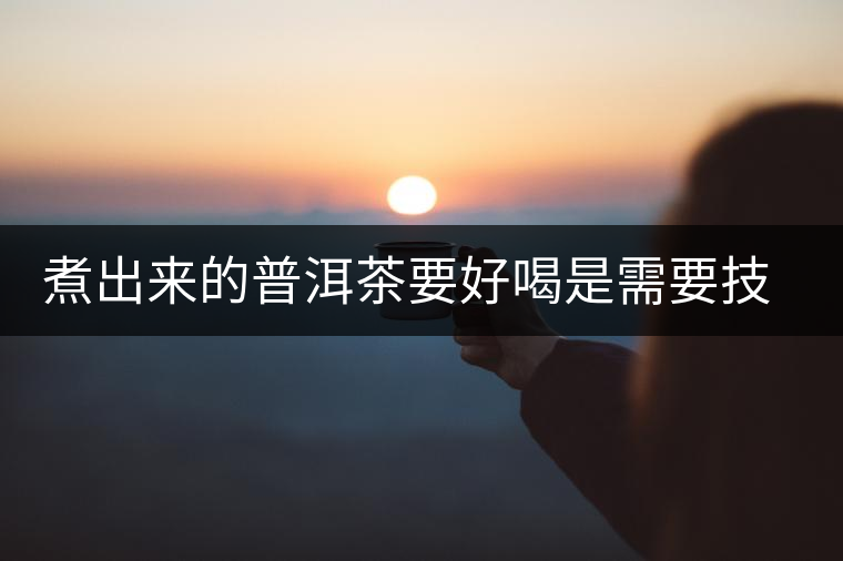 煮出來的普洱茶要好喝是需要技巧滴 煮出來的普洱茶要好喝是需要技巧滴