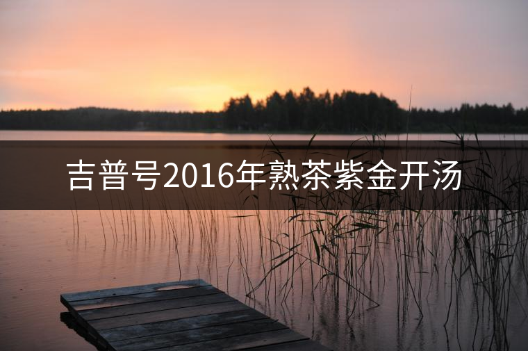 吉普號(hào)2016年熟茶紫金開湯 吉普號(hào)2016年熟茶紫金開湯