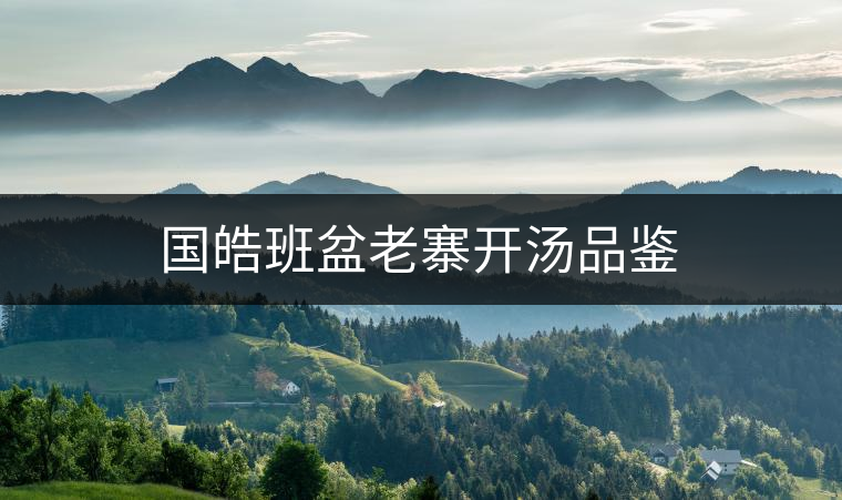 國(guó)皓班盆老寨開(kāi)湯品鑒 國(guó)皓班盆老寨開(kāi)湯品鑒