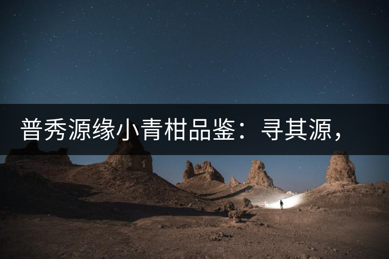 普秀源緣小青柑品鑒：尋其源，續(xù)柑與茶的美好緣分