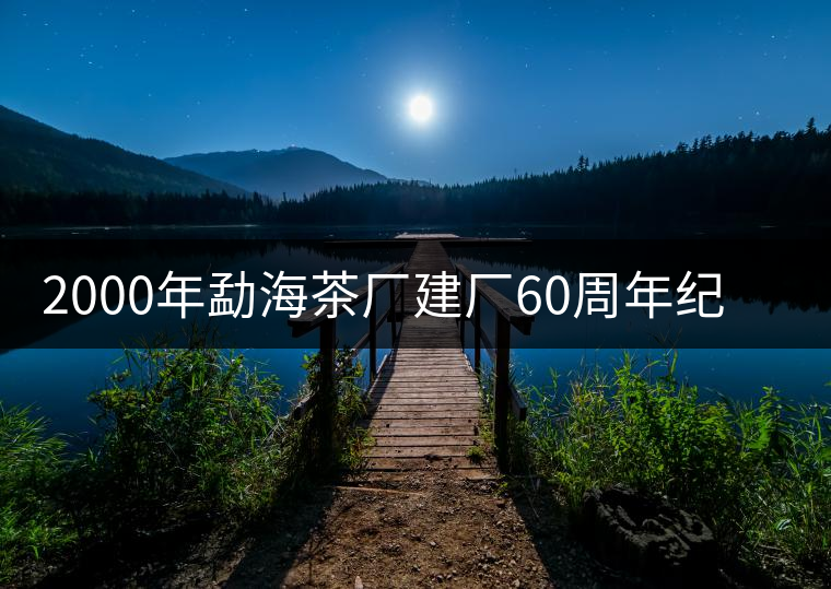 2000年勐海茶廠建廠60周年紀(jì)念餅開湯品鑒 2000年勐海茶廠建廠60周年紀(jì)念餅開湯品鑒