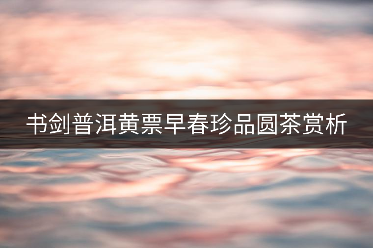 書(shū)劍普洱黃票早春珍品圓茶賞析 書(shū)劍普洱黃票早春珍品圓茶賞析