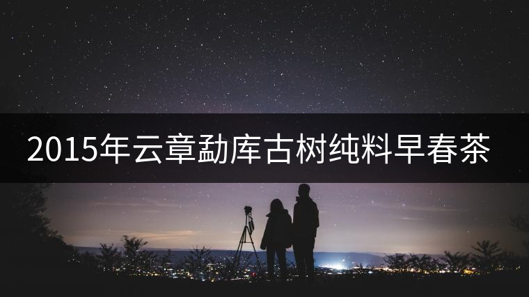 2015年云章勐庫(kù)古樹(shù)純料早春茶——古樹(shù)春韻