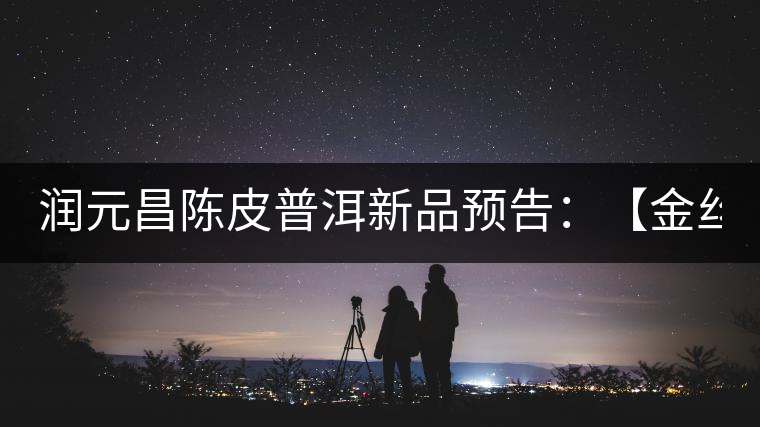 潤元昌陳皮普洱新品預(yù)告：【金絲單泡裝】&【醇真】