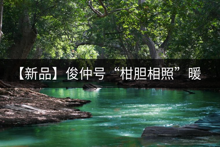 【新品】俊仲號“柑膽相照”暖心來襲！