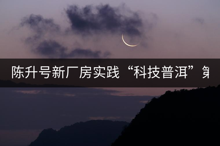 陳升號(hào)新廠房實(shí)踐“科技普洱”第一餅——2015老班章(200g)在東莞隆重發(fā)布 陳升號(hào)新廠房實(shí)踐“科技普洱”第一餅——2015老班章(200g)在東莞隆重發(fā)布
