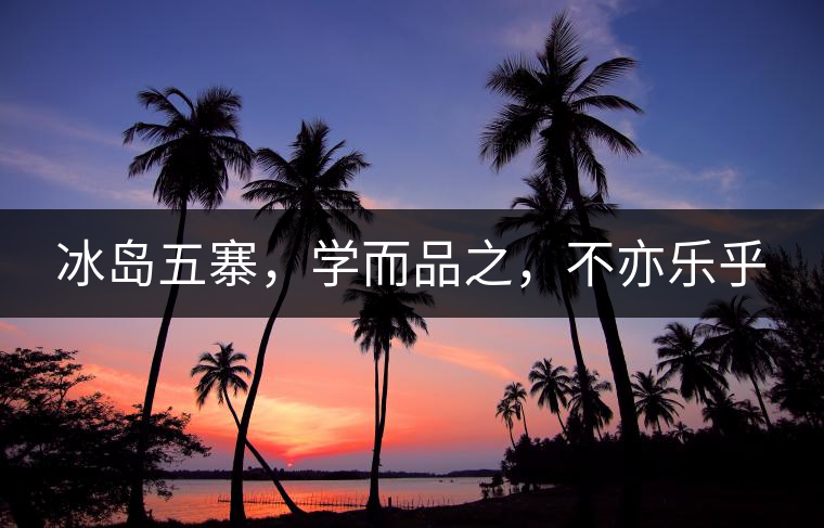 冰島五寨，學(xué)而品之，不亦樂乎