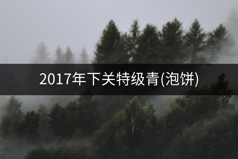 2017年下關(guān)特級(jí)青(泡餅) 2017年下關(guān)特級(jí)青(泡餅)