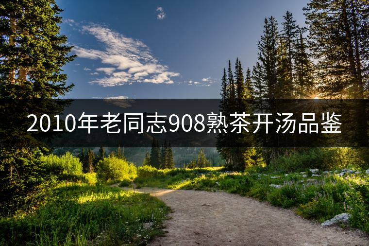 2010年老同志908熟茶開湯品鑒 2010年老同志908熟茶開湯品鑒