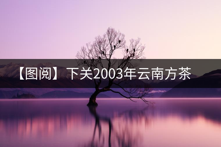 【圖閱】下關(guān)2003年云南方茶開湯 【圖閱】下關(guān)2003年云南方茶開湯