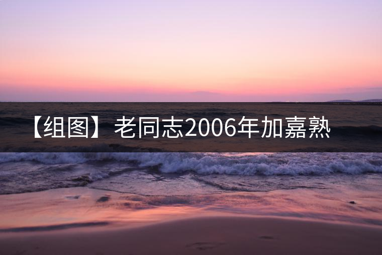 【組圖】老同志2006年加嘉熟磚開湯 【組圖】老同志2006年加嘉熟磚開湯