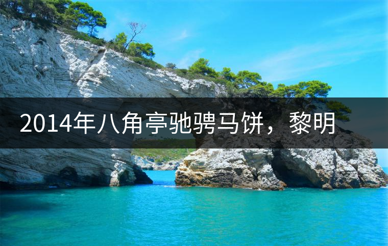 2014年八角亭馳騁馬餅，黎明茶廠馬年生肖紀念餅