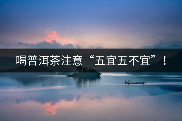喝普洱茶注意“五宜五不宜”！