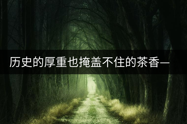 歷史的厚重也掩蓋不住的茶香——古六大茶山攸樂(lè) 歷史的厚重也掩蓋不住的茶香——古六大茶山攸樂(lè)