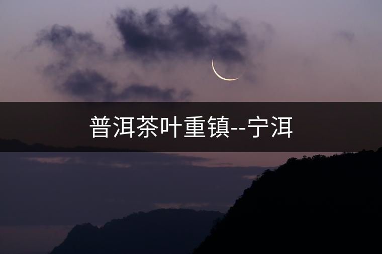 普洱茶葉重鎮(zhèn)--寧洱 普洱茶葉重鎮(zhèn)--寧洱
