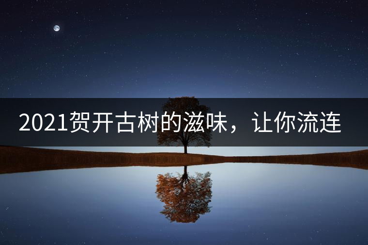 2021賀開(kāi)古樹(shù)的滋味，讓你流連忘返