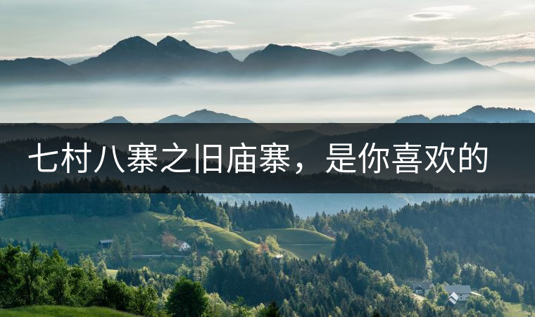 七村八寨之舊廟寨，是你喜歡的易武味嗎？